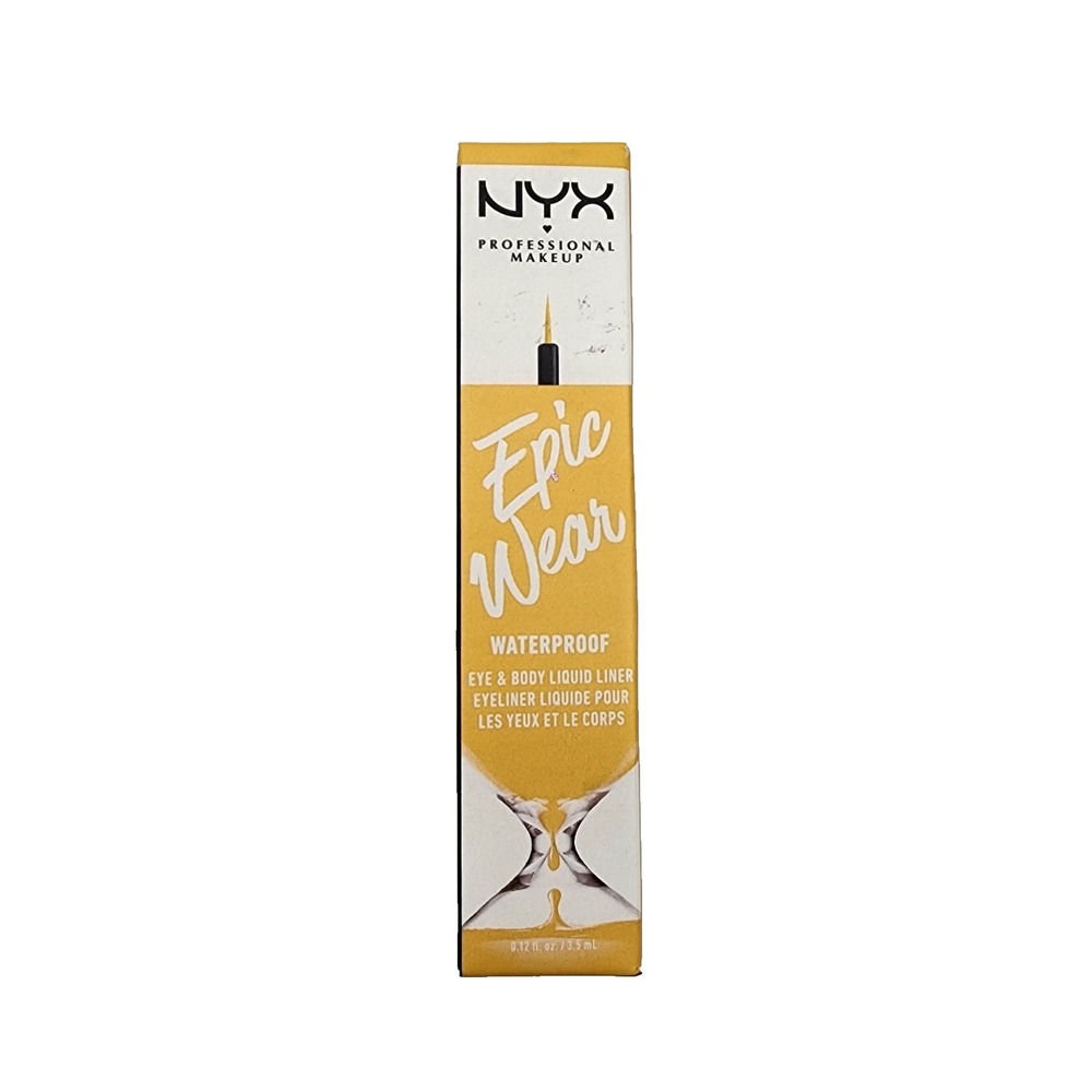 NYX Professional Epic Wear Eye and Body Liquid Liner Waterproof Yellow Bold New‎